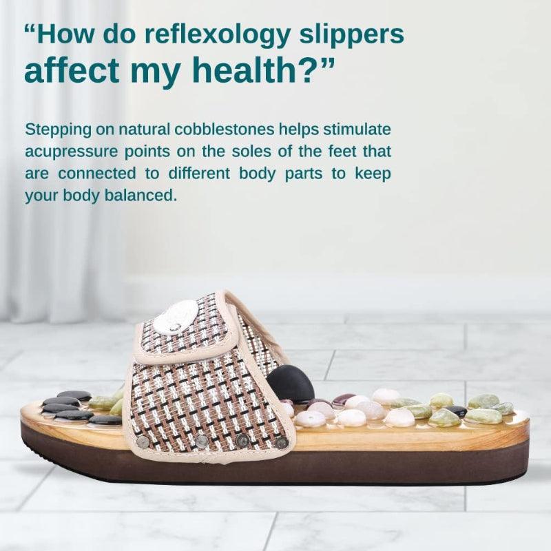 Velcro Massaging Slippers – Customizable Fit for Adjustable Foot - Cloud Cushion Slides