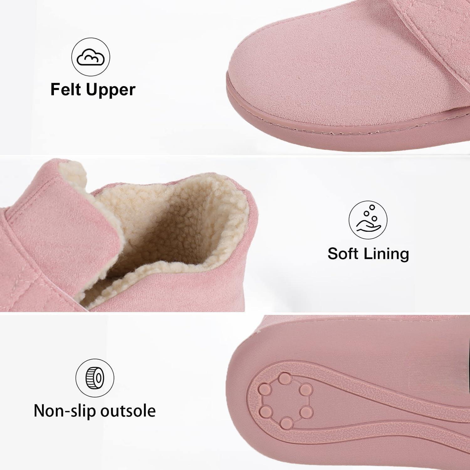 Diabetic Comfort Slippers – Adjustable Support for Indoor - Cloud Cushion Slides