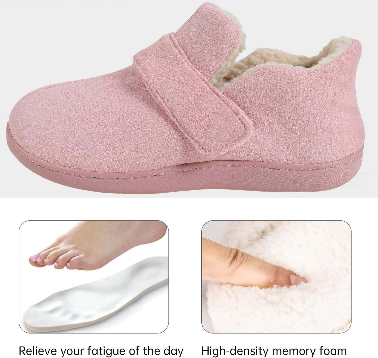 Diabetic Comfort Slippers – Adjustable Support for Indoor - Cloud Cushion Slides