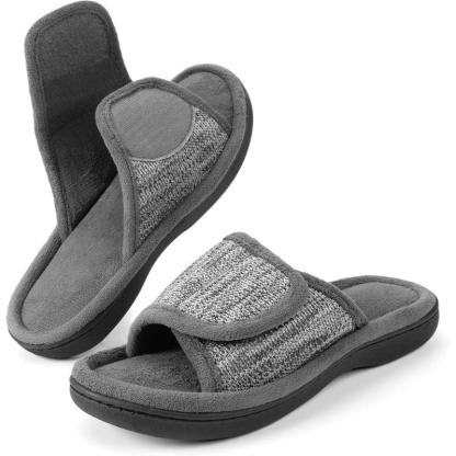 Memory Foam Diabetic Slippers – Cushioned Comfort for Foot Relief - Cloud Cushion Slides