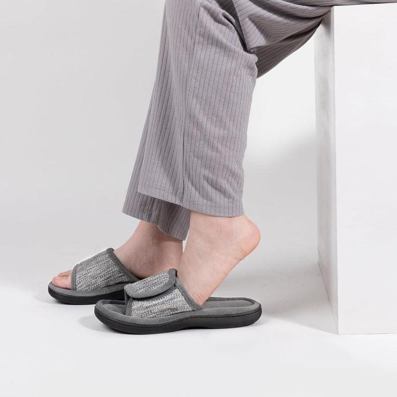 Memory Foam Diabetic Slippers – Cushioned Comfort for Foot Relief - Cloud Cushion Slides
