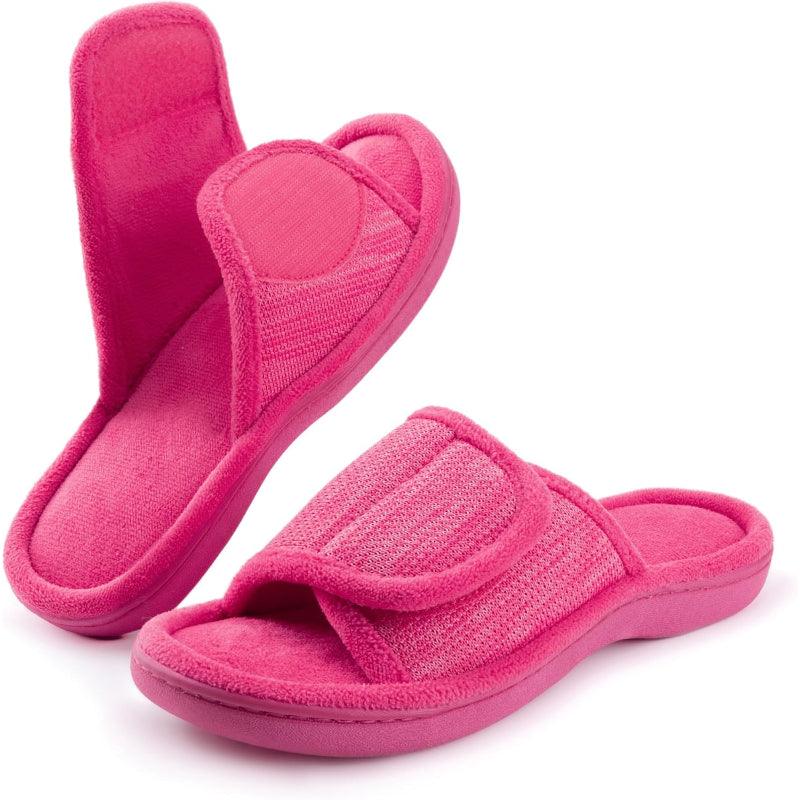 Memory Foam Diabetic Slippers – Cushioned Comfort for Foot Relief - Cloud Cushion Slides