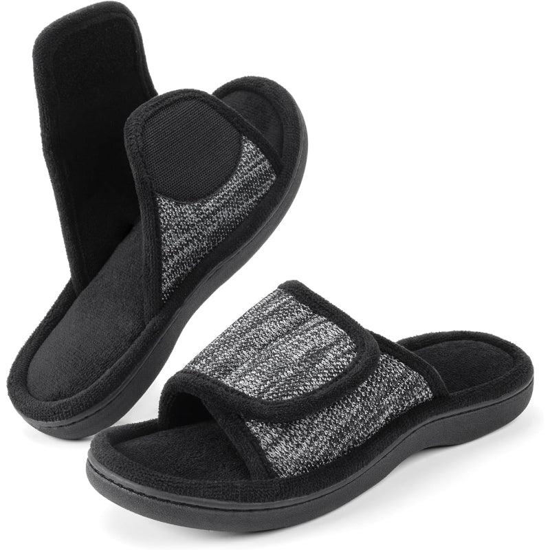 Memory Foam Diabetic Slippers – Cushioned Comfort for Foot Relief - Cloud Cushion Slides