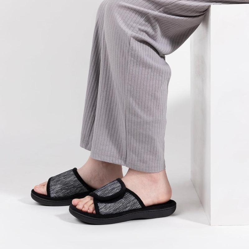 Memory Foam Diabetic Slippers – Cushioned Comfort for Foot Relief - Cloud Cushion Slides