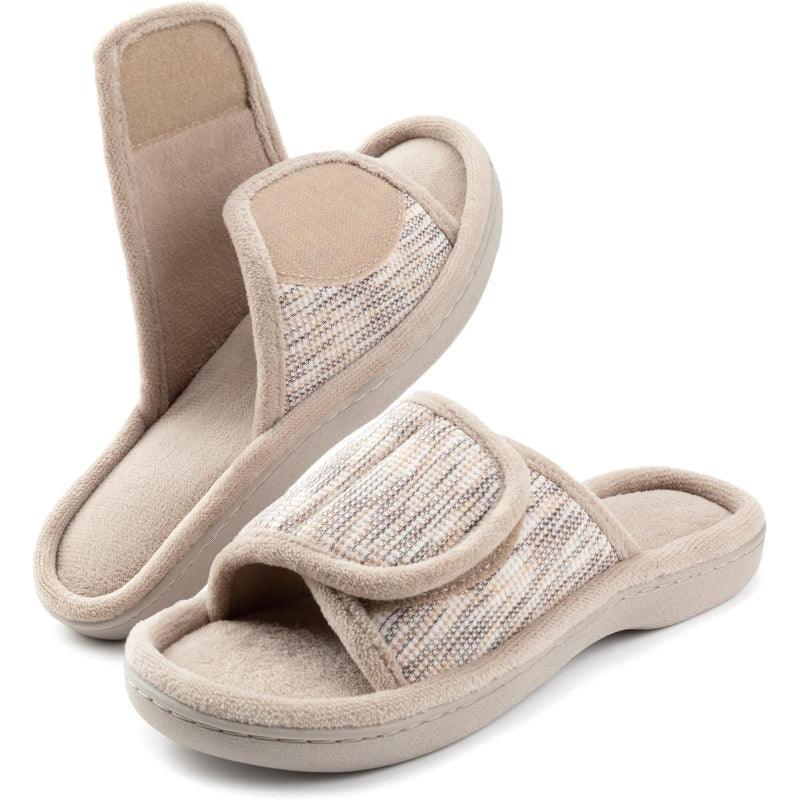 Memory Foam Diabetic Slippers – Cushioned Comfort for Foot Relief - Cloud Cushion Slides