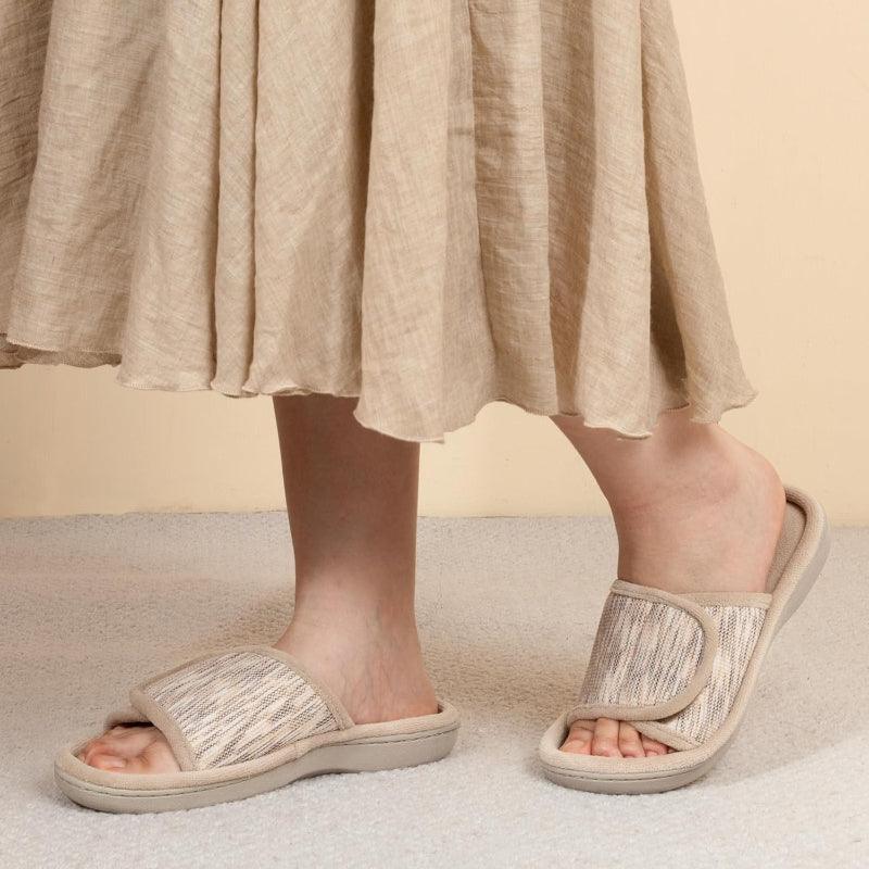Memory Foam Diabetic Slippers – Cushioned Comfort for Foot Relief - Cloud Cushion Slides