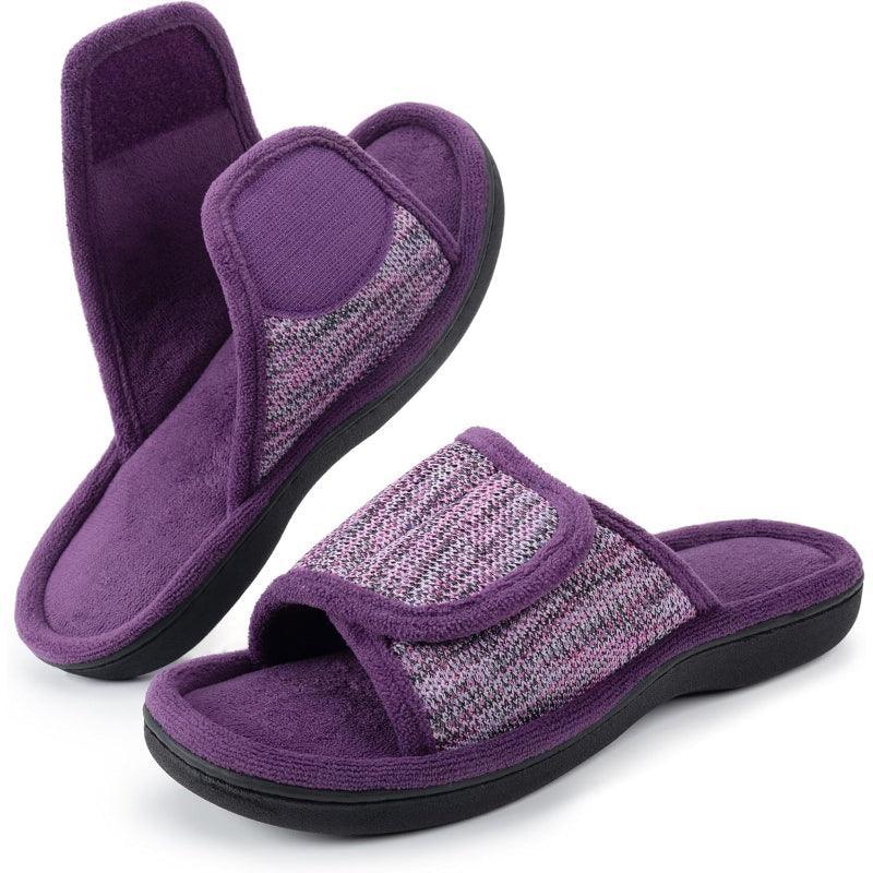 Memory Foam Diabetic Slippers – Cushioned Comfort for Foot Relief - Cloud Cushion Slides