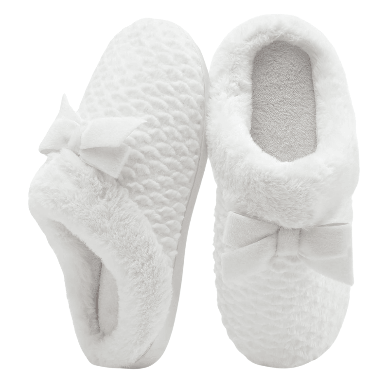 Bowknot Design Orthopedic Slippers – Comfortable Slip-On - Cloud Cushion Slides