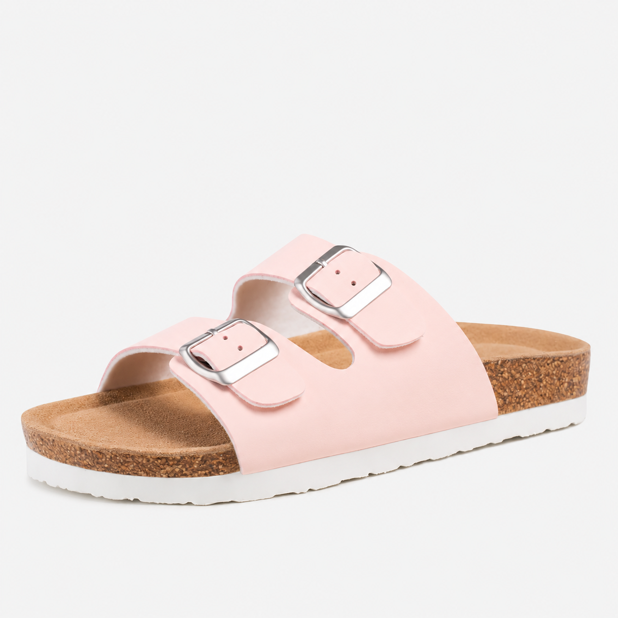 Casual Adjustable Straps Cork Footbed Flats Sandals For Women