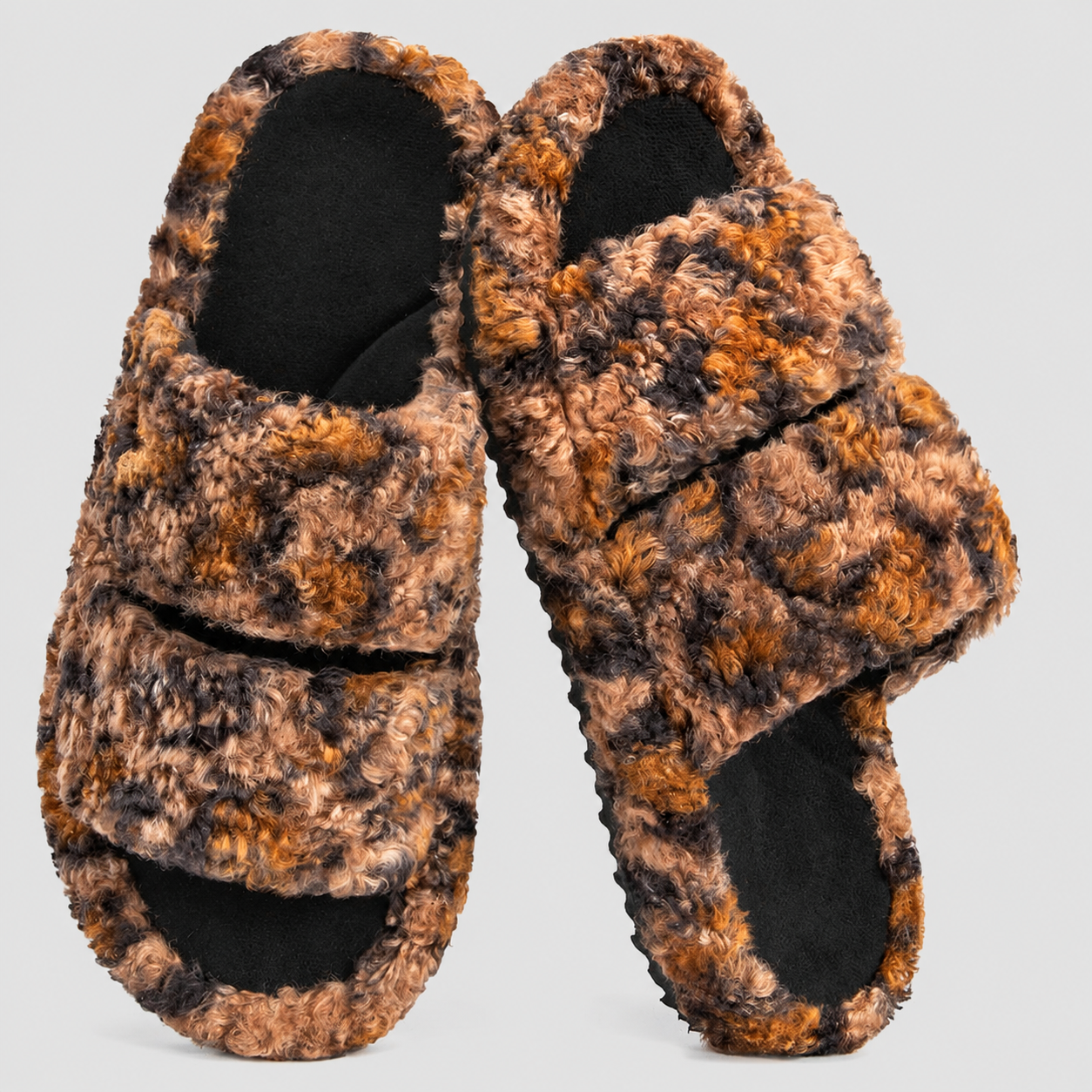 Stylish Classic Fuzzy Slippers With Soft Memory Foam For Women
