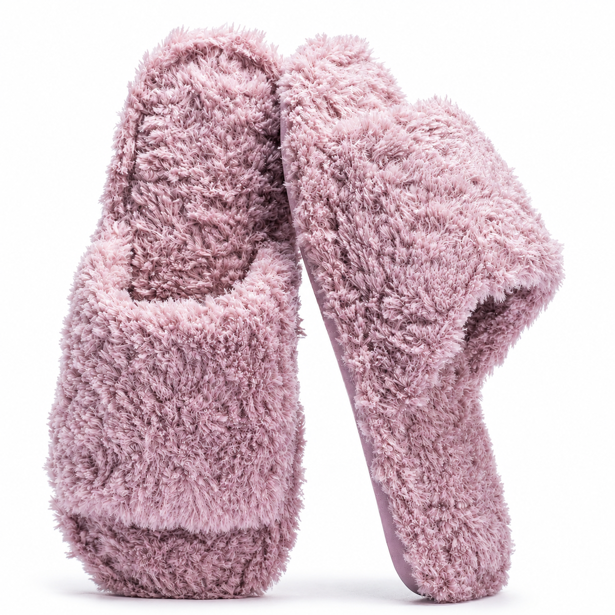 Comfy Memory Foam Cozy Fluffy Indoor Slippers For Women
