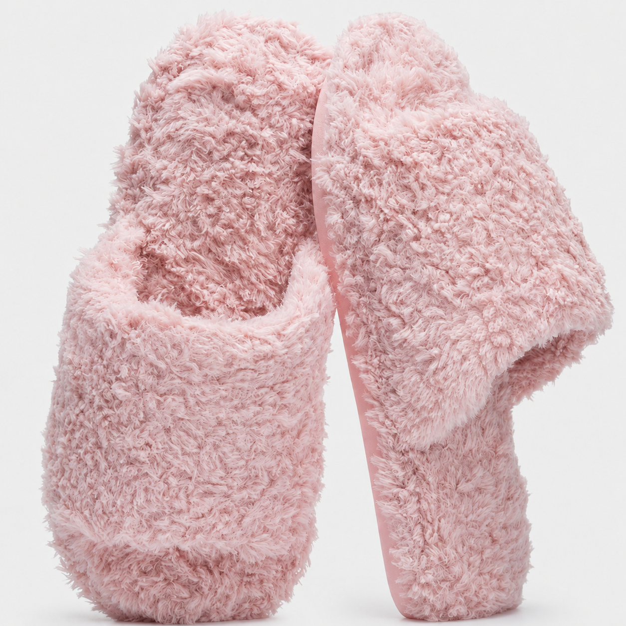 Comfy Memory Foam Cozy Fluffy Indoor Slippers For Women