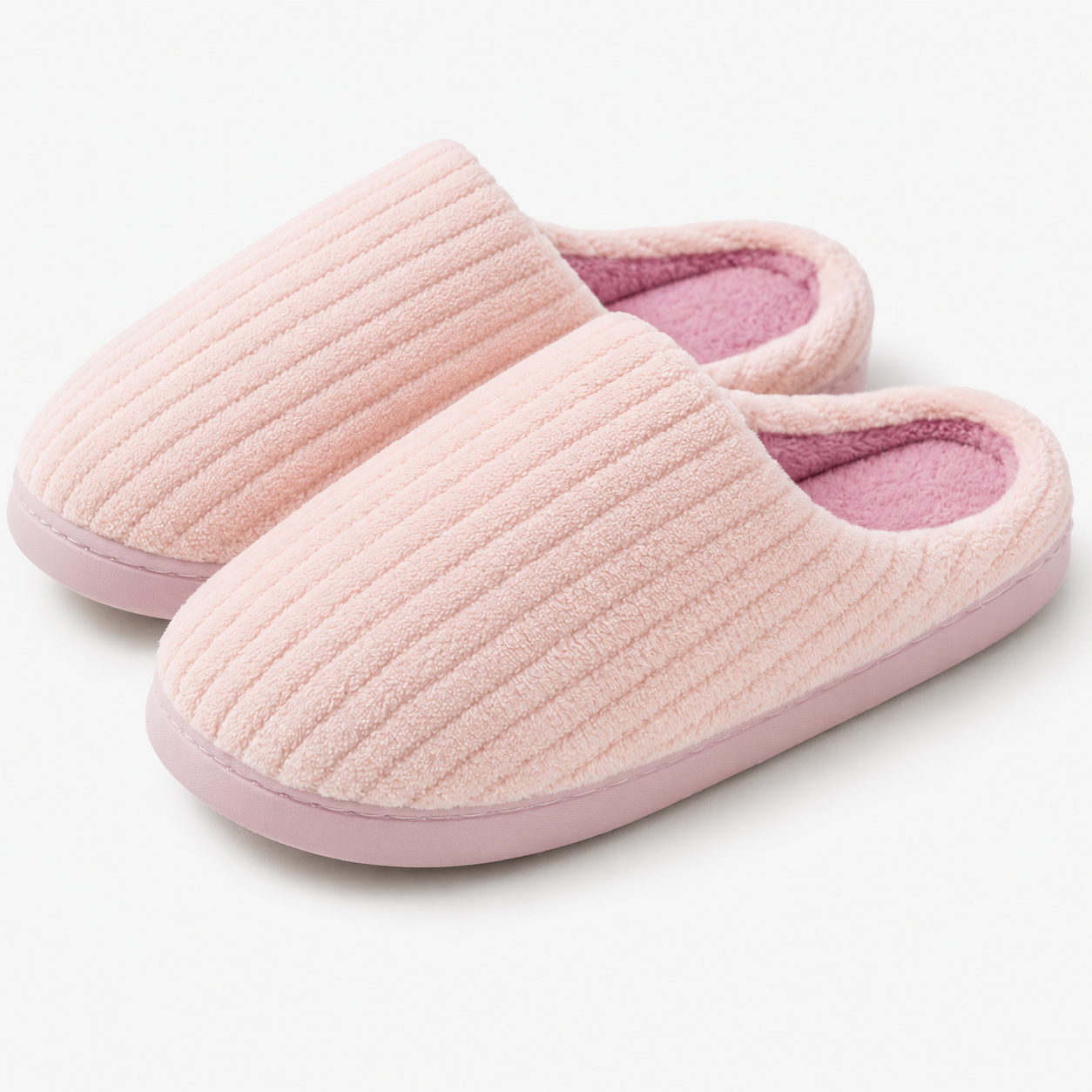 Indoor Outdoor Memory Foam Rubber Sole Comfy Slippers