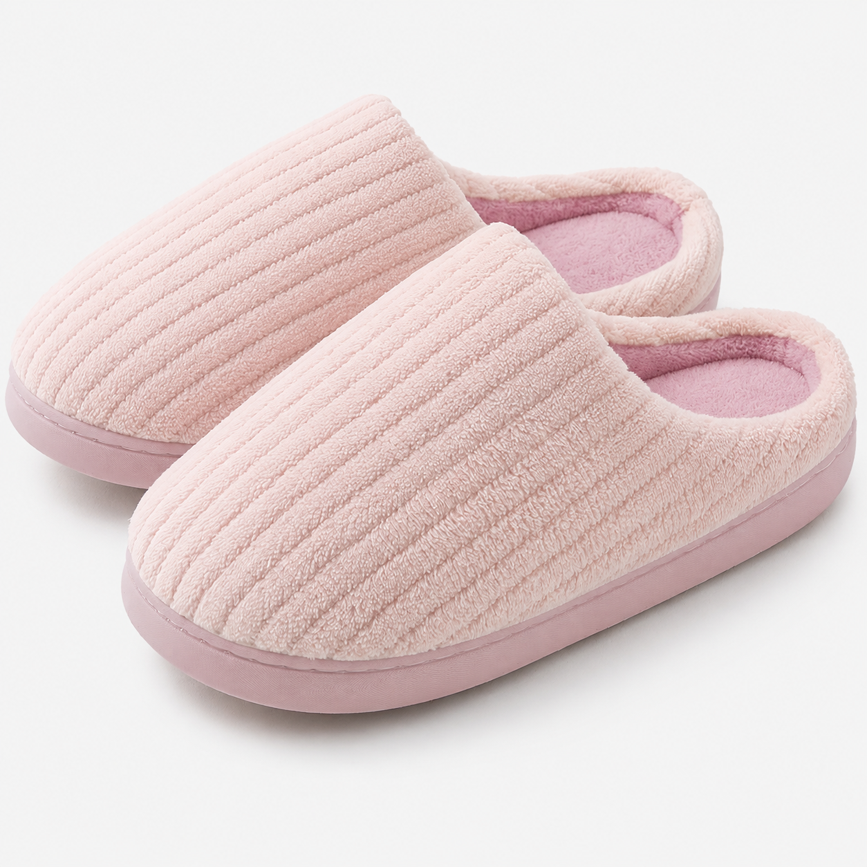 Indoor Outdoor Memory Foam Rubber Sole Comfy Slippers