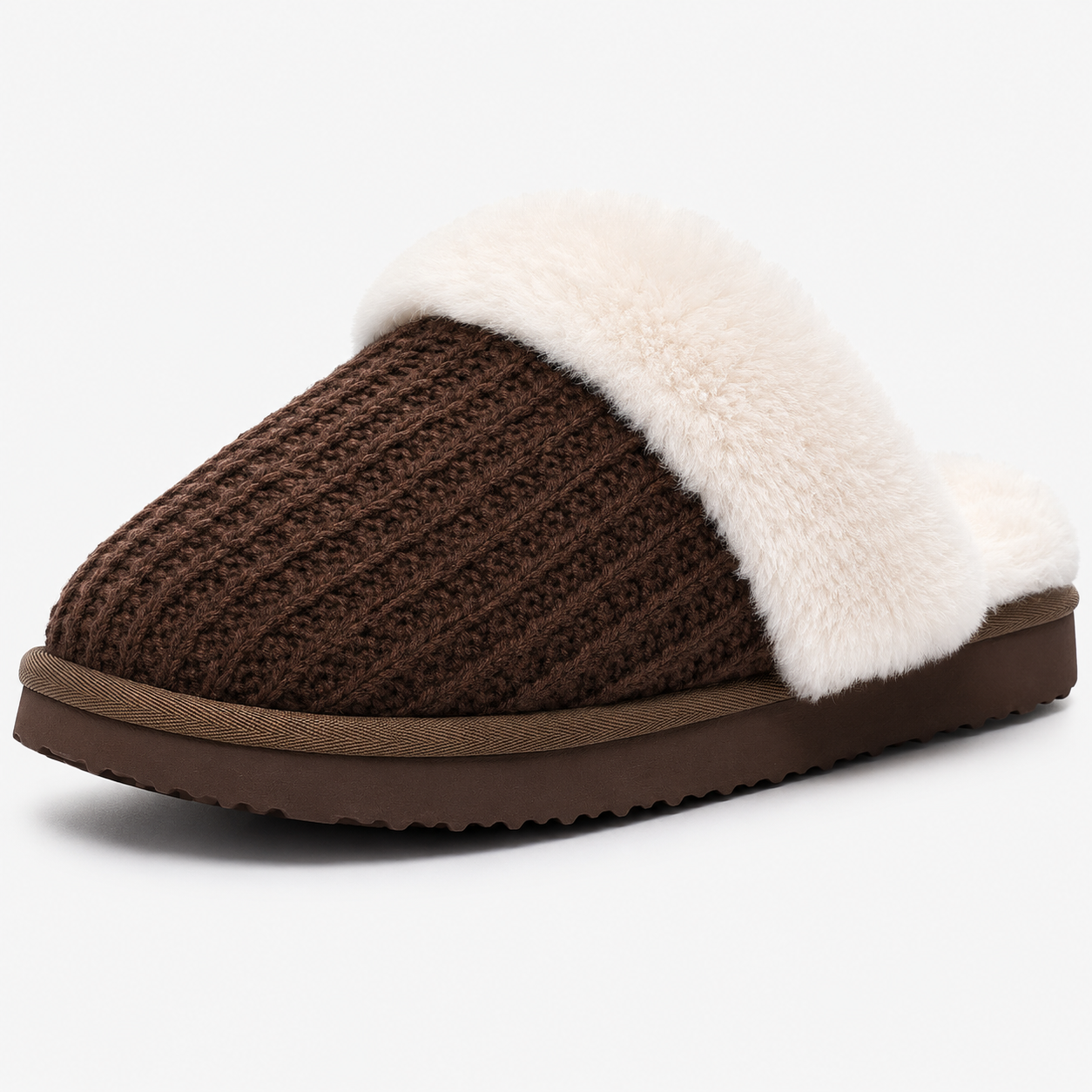 Cozy Indoor Fuzzy Memory Foam Slippers For Women