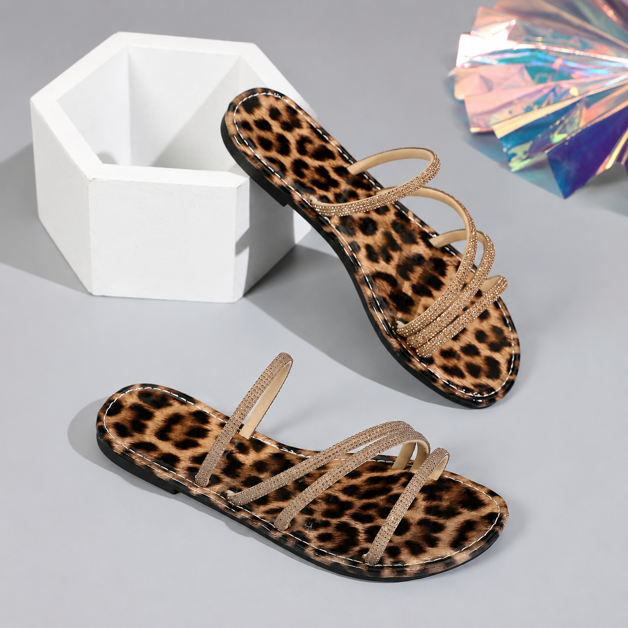 Party Wear Summer Flat Sandal For Women