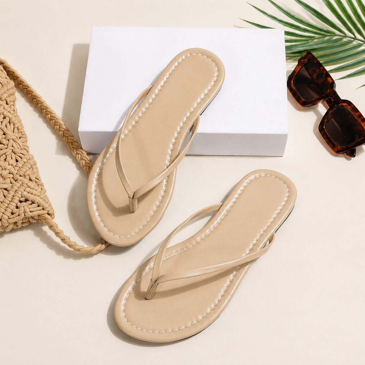 Versatile Summer Beach Vacation Flip Flop Sandals For Women