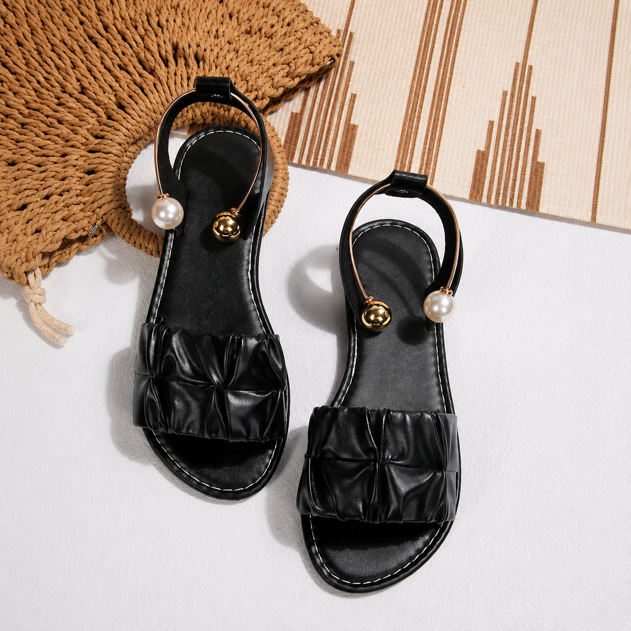 Casual Summer Plus Size Flat Sandals For Women
