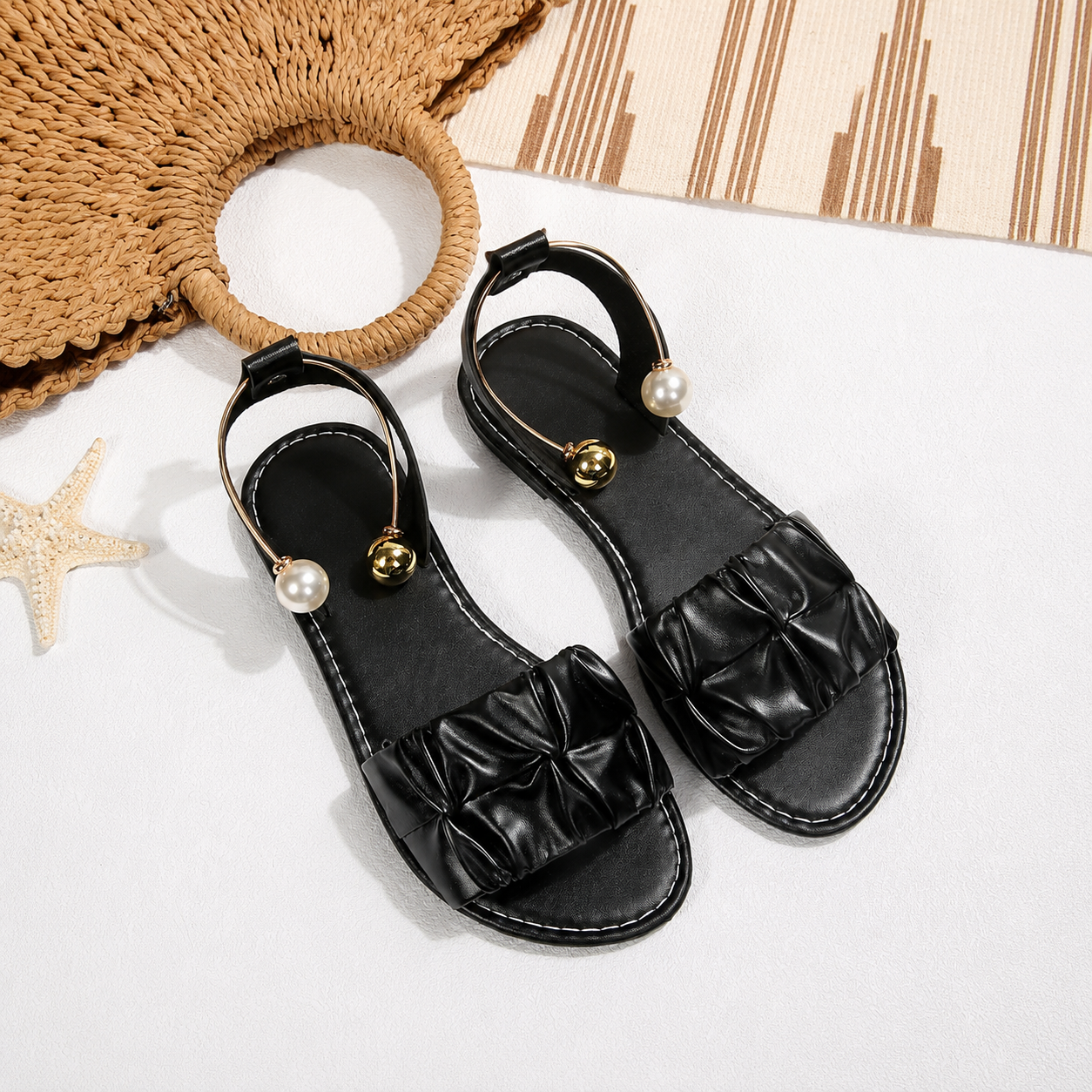 Casual Summer Plus Size Flat Sandals For Women