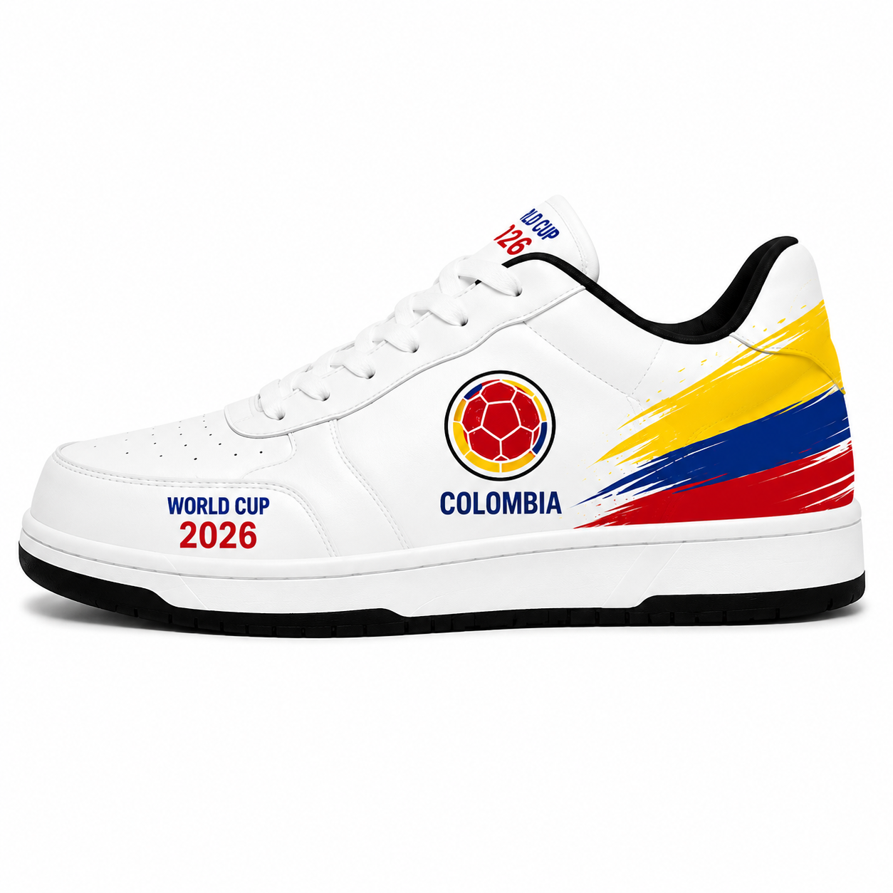World Cup 2026 Colombia Football Fan Printed Shoes