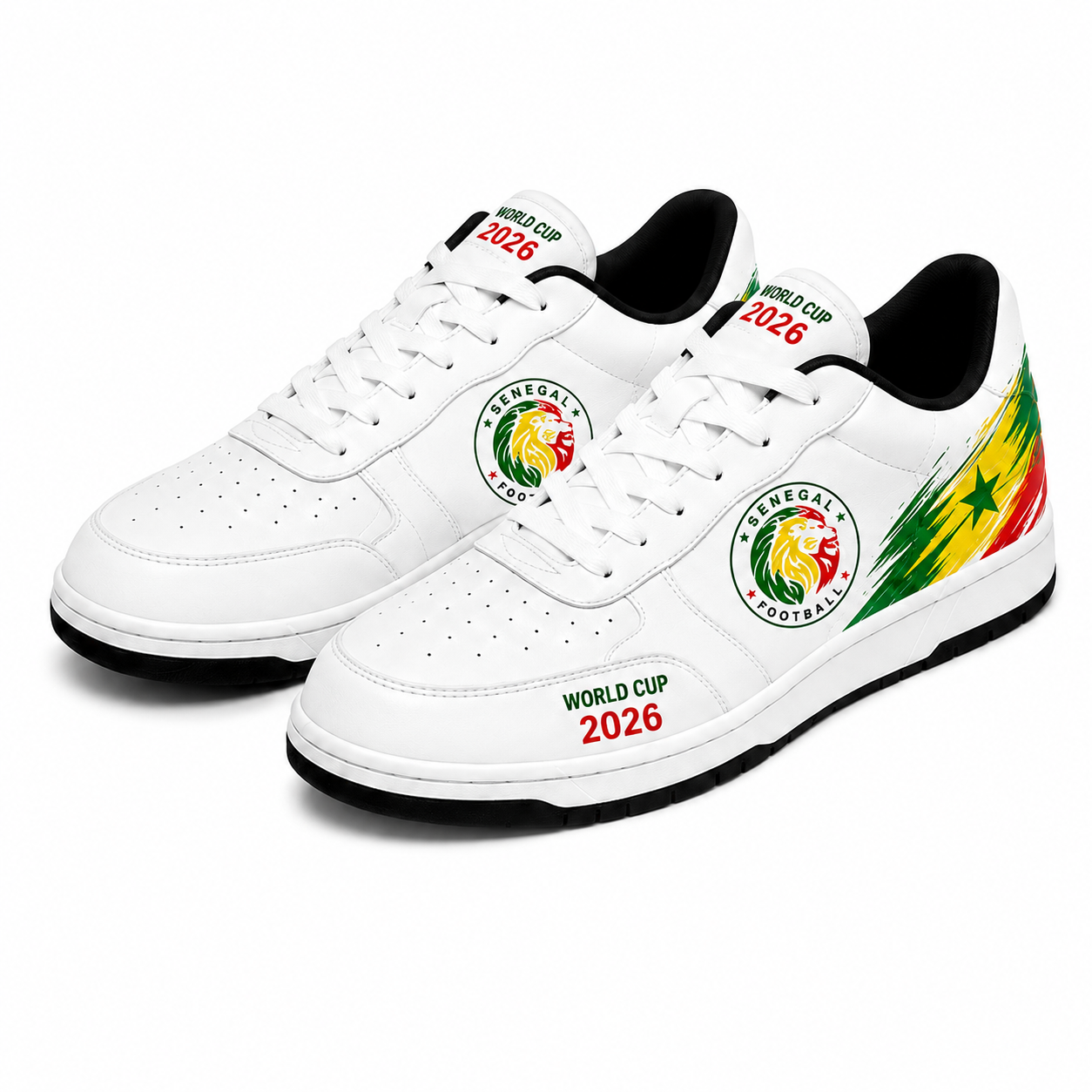 World Cup 2026 Senegal Football Fan Printed Shoes