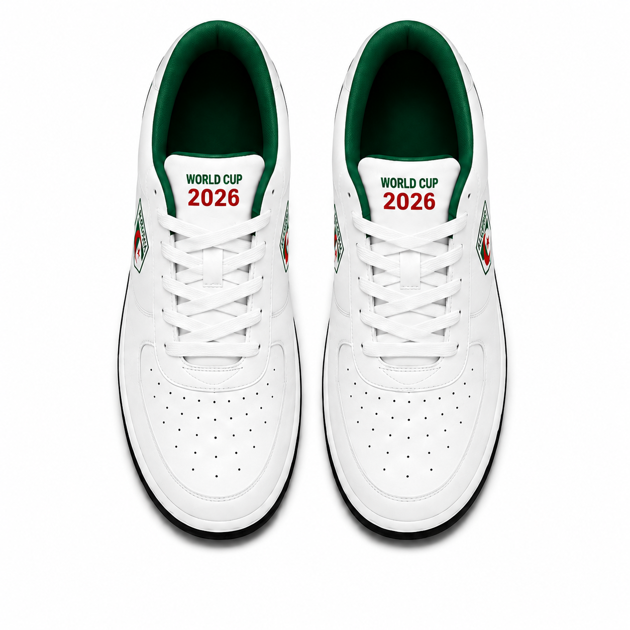 World Cup 2026 Algeria Football Fan Printed Shoes