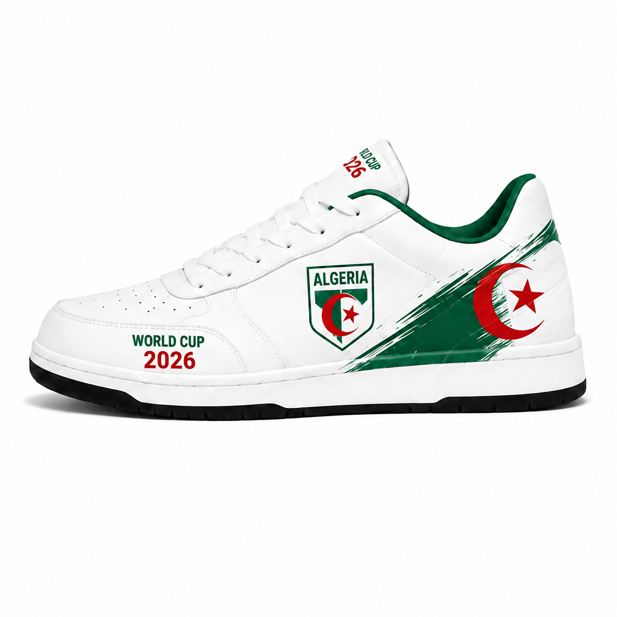 World Cup 2026 Algeria Football Fan Printed Shoes