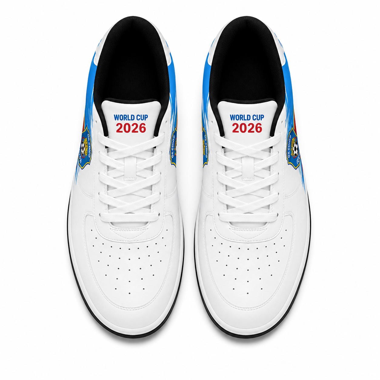 World Cup 2026 Democratic Republic Of The Congo Football Fan Printed Shoes