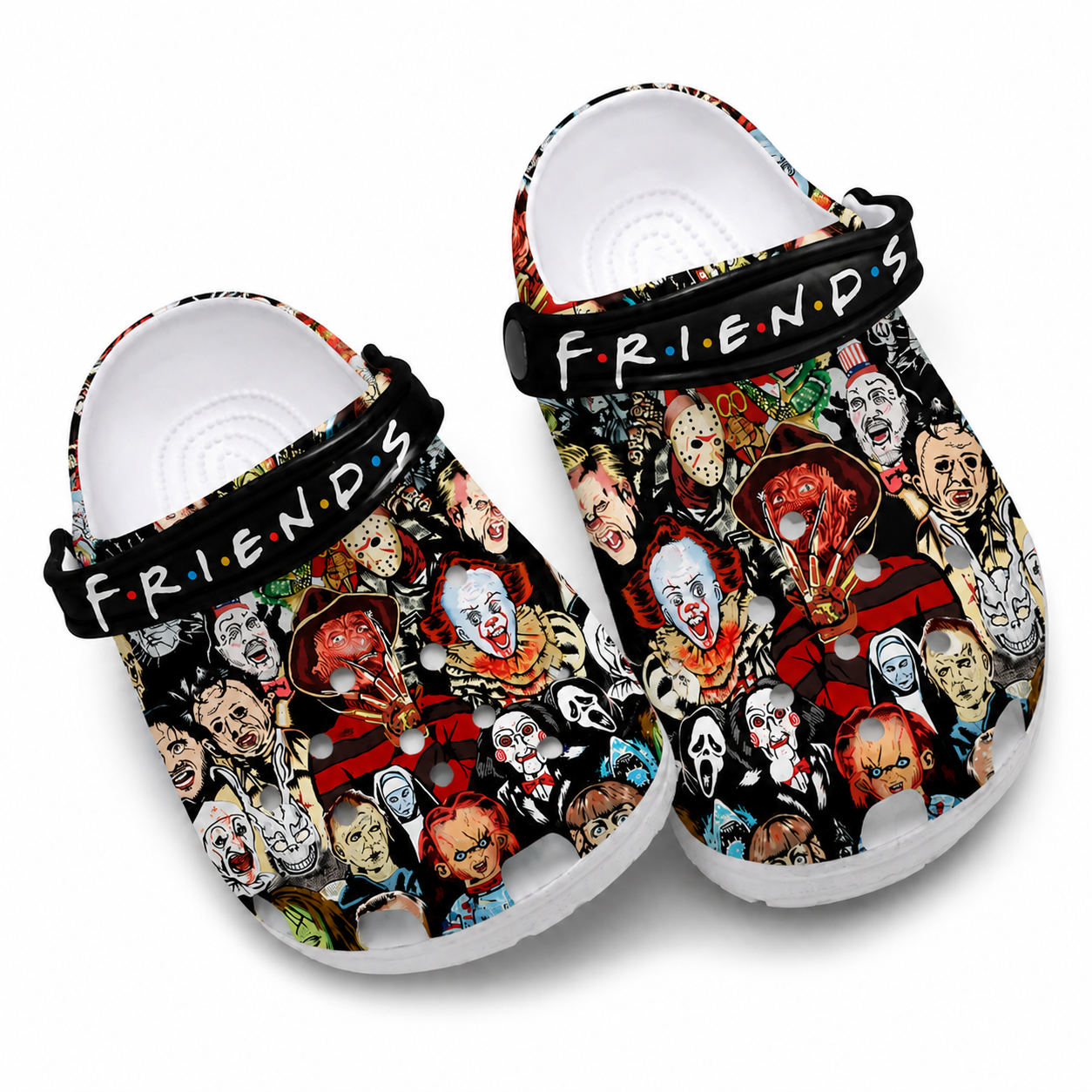 Casual Halloween Theme Printed Clogs For Men And Women