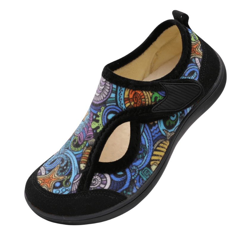 Colorful Print Diabetic Shoes