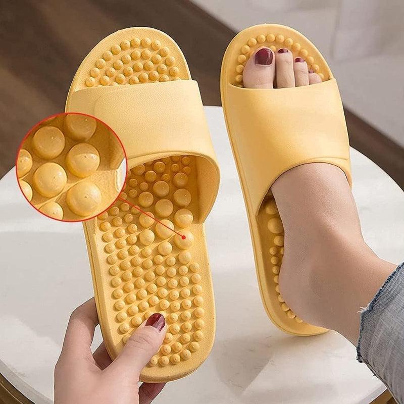 Comfy Acupressure Slippers – Massaging Relax Tired Feet - Cloud Cushion Slides