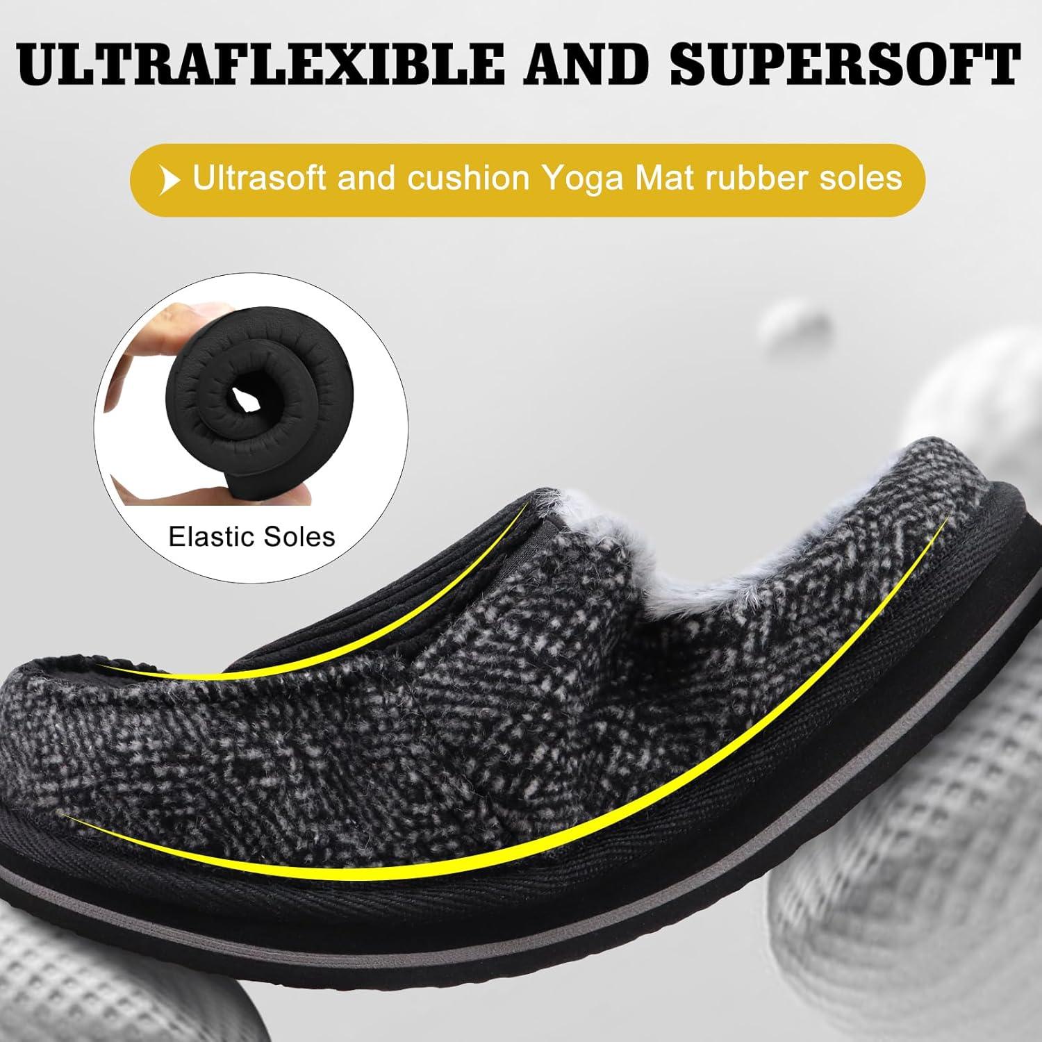 Corduroy Warm Orthopedic Slippers – Cozy Support for Indoor Comfort - Cloud Cushion Slides