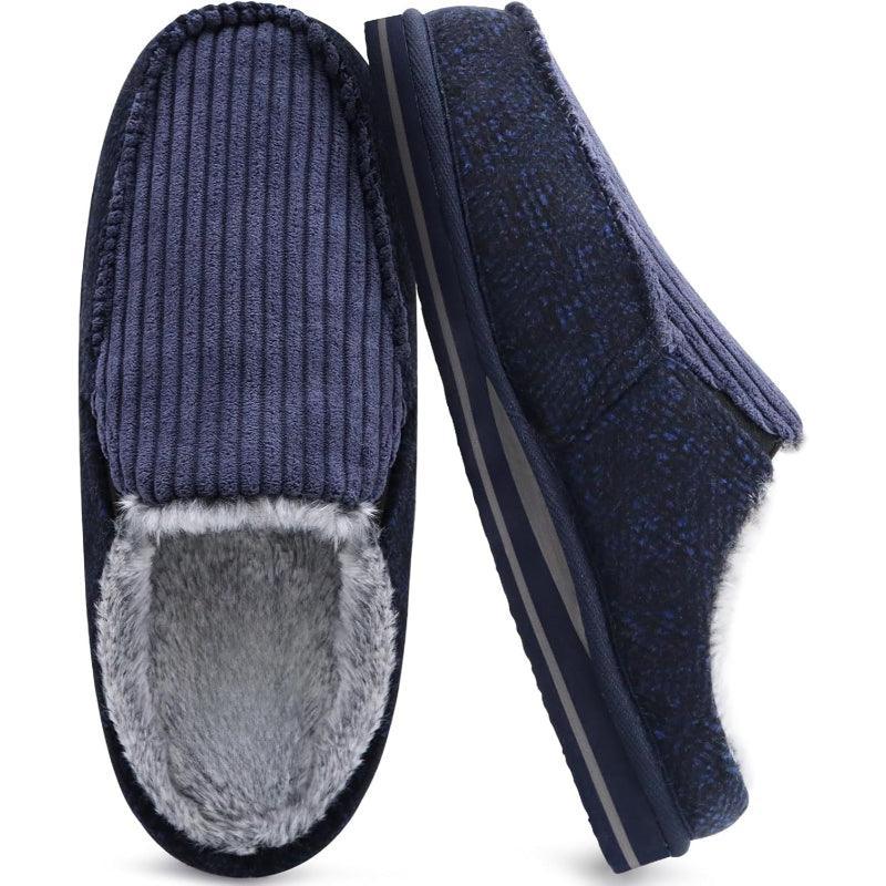 Corduroy Warm Orthopedic Slippers – Cozy Support for Indoor Comfort-Cloud Cushion Slides
