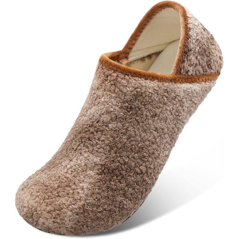 Rubber Sole Diabetic Slippers – Warmth and Stability for Comfort-Cloud Cushion Slides
