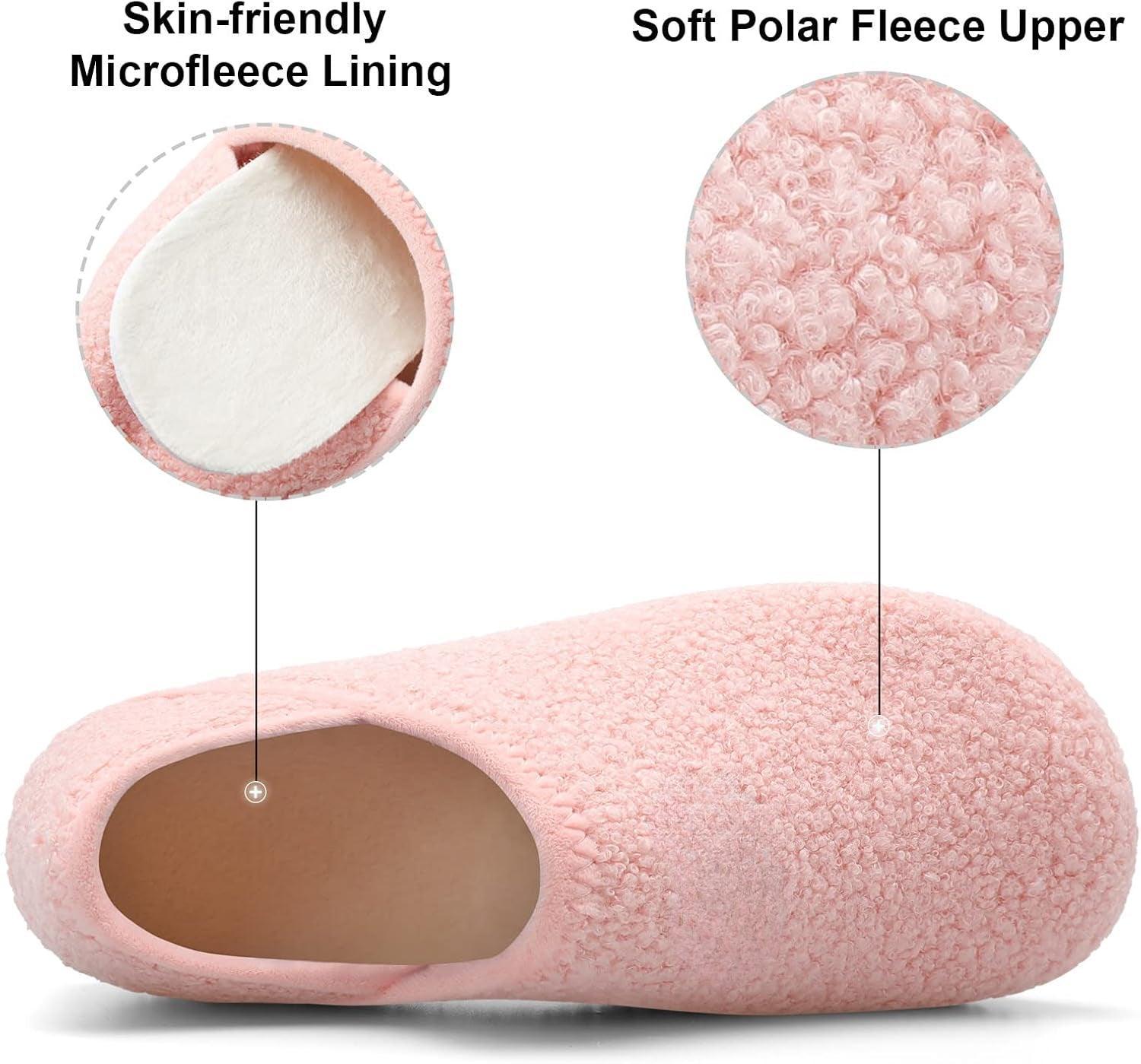 Rubber Sole Diabetic Slippers – Warmth and Stability for Comfort - Cloud Cushion Slides
