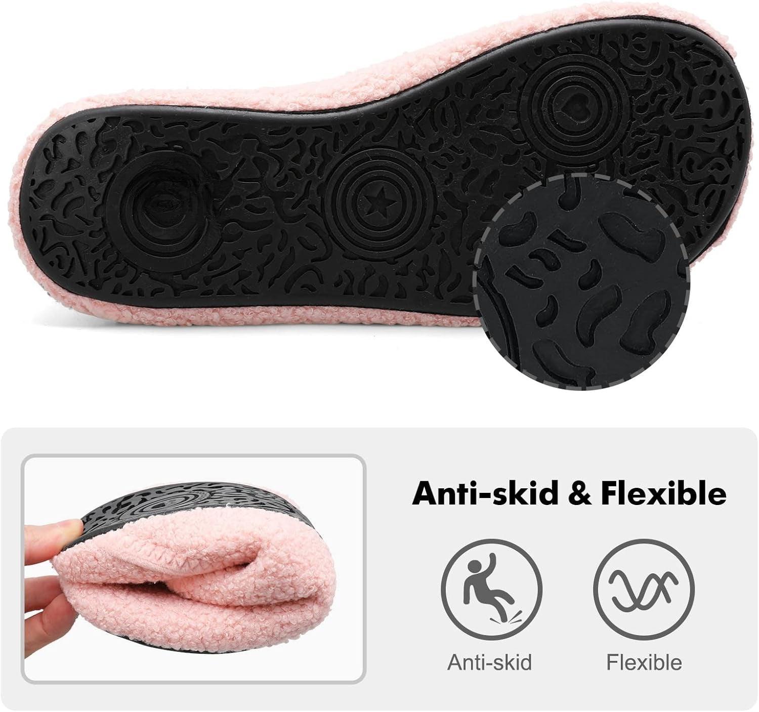 Rubber Sole Diabetic Slippers – Warmth and Stability for Comfort - Cloud Cushion Slides