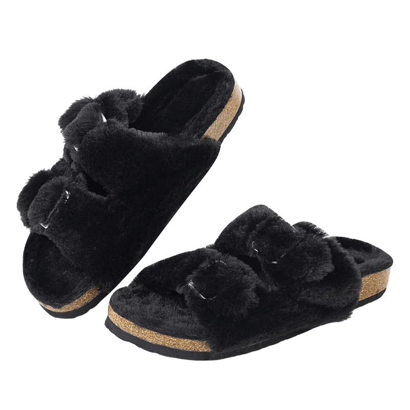 Faux Fur Slide Slippers