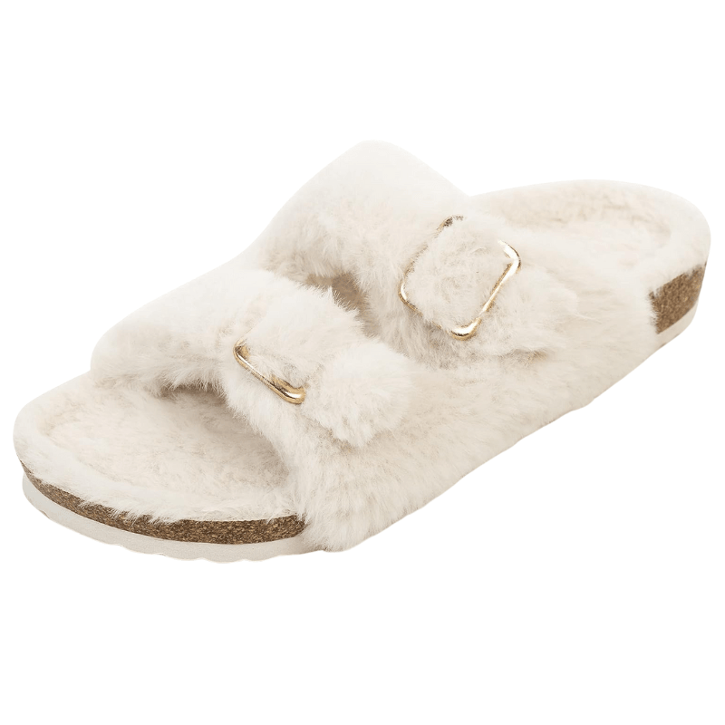 Faux Fur Slide Slippers