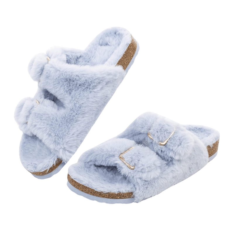 Faux Fur Slide Slippers