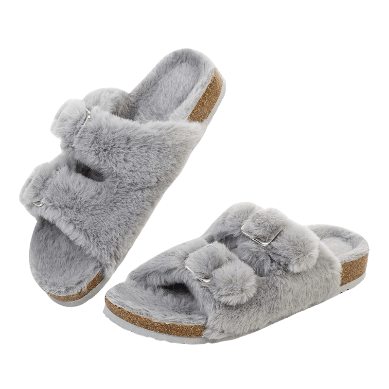 Faux Fur Slide Slippers