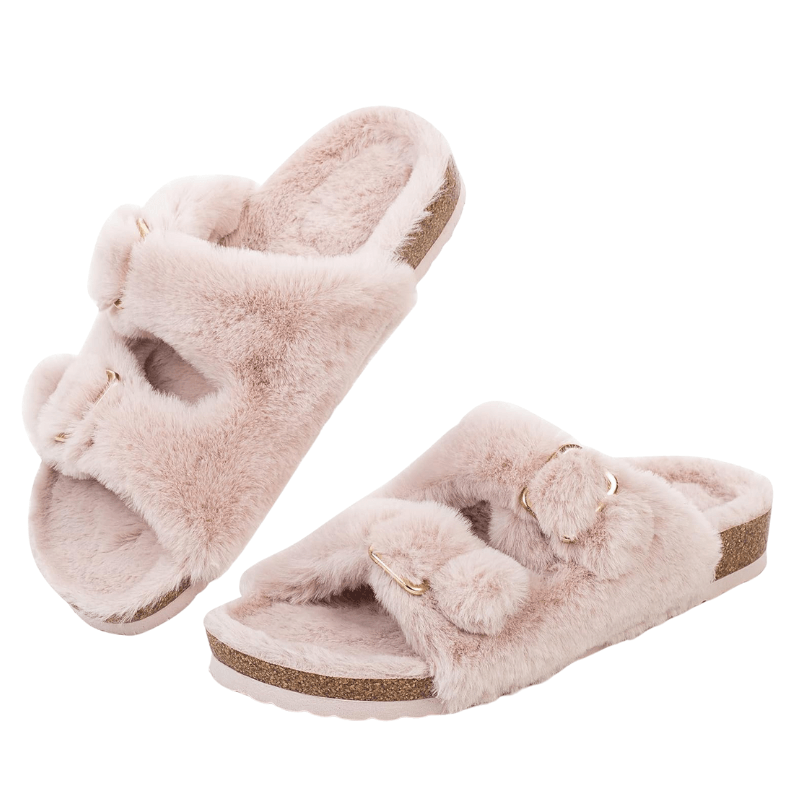 Faux Fur Slide Slippers