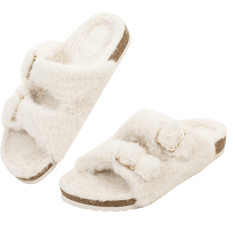 Faux Fur Slide Slippers