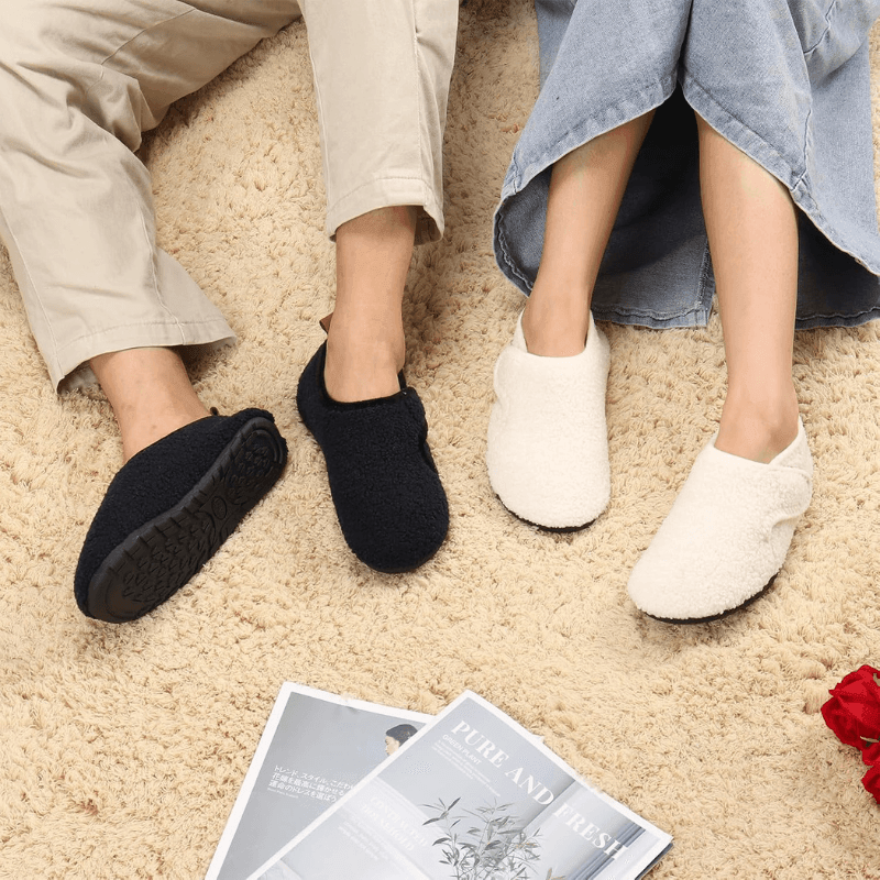 Fleece Lined Diabetic Slippers – Warmth and Support for Comfort - Cloud Cushion Slides