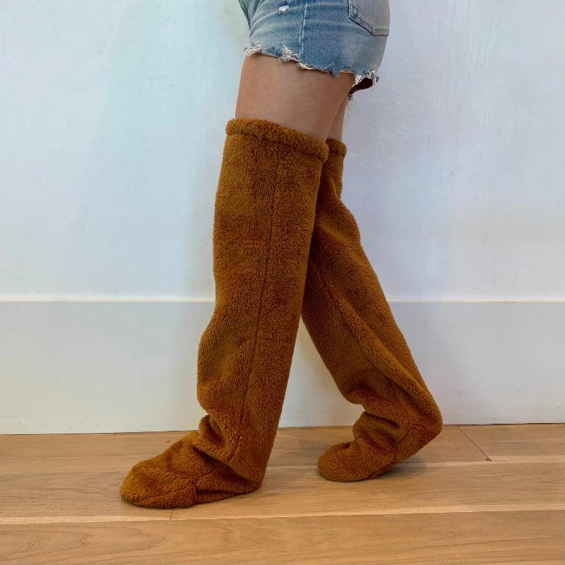 Plush lounge socks - Versatile Use for Every Occasion - Cloud Cushion Slides