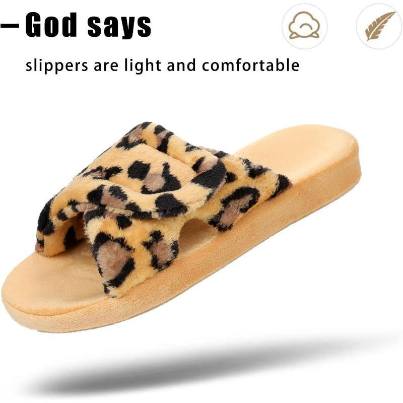 Fuzzy Arthritis Friendly Slippers – Cozy Comfort with Support - Cloud Cushion Slides