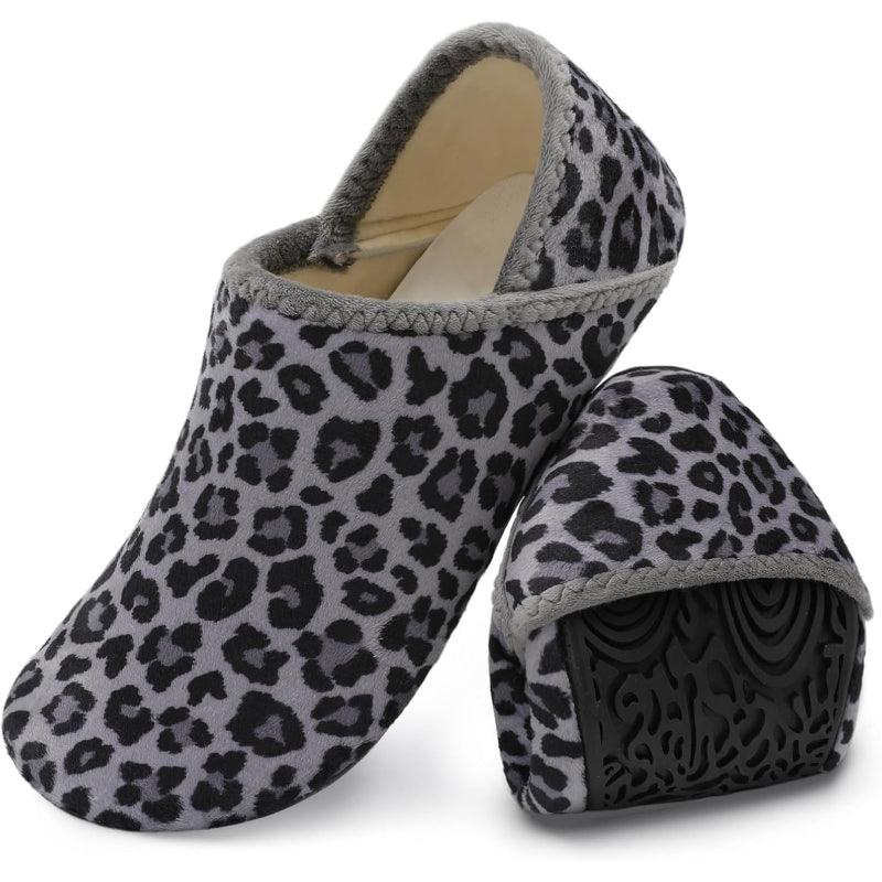 Leopard Print Cozy Slippers