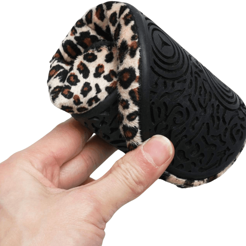 Cozy Leopard Pattern Diabetic Shoes