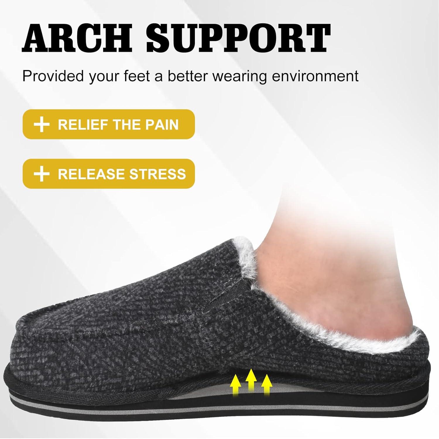 Memory Foam Clog Slippers – Arch Support and Soft Sole - Cloud Cushion Slides
