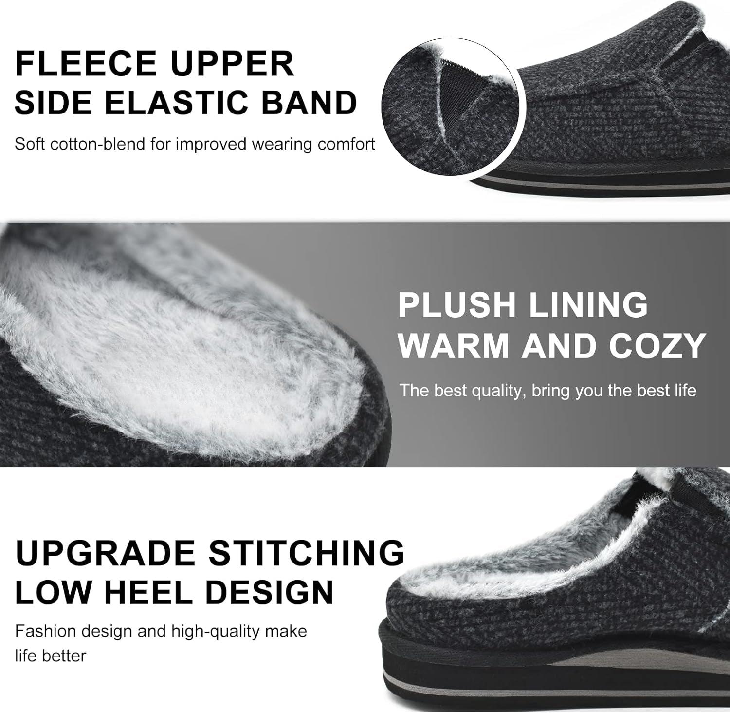 Memory Foam Clog Slippers – Arch Support and Soft Sole - Cloud Cushion Slides