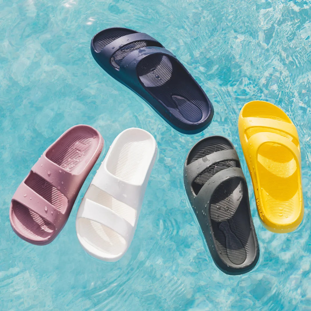 Double Strap Comfort Slides